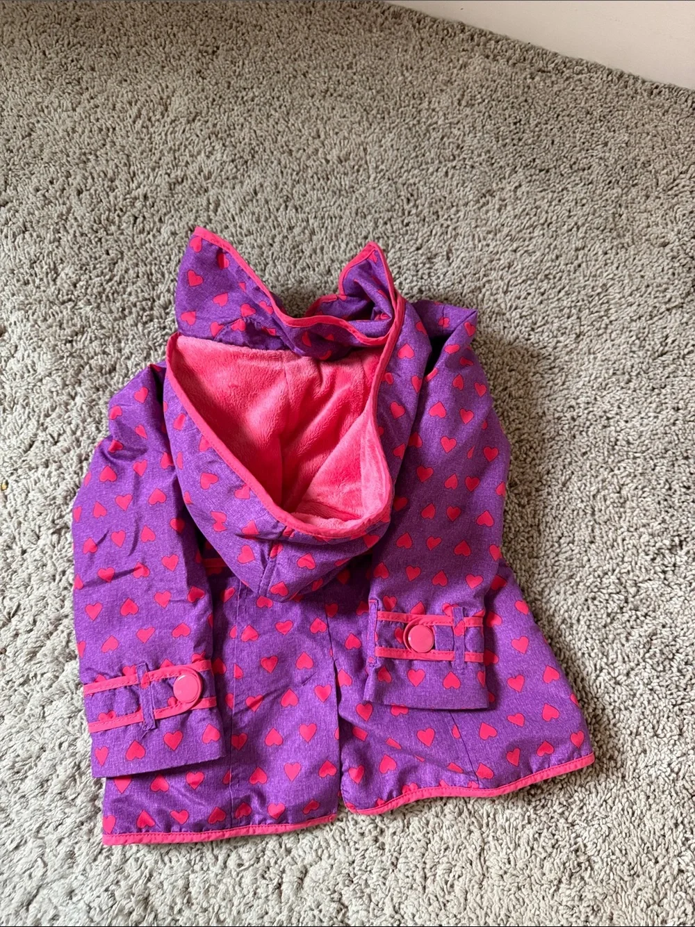 London Fog colorful hooded